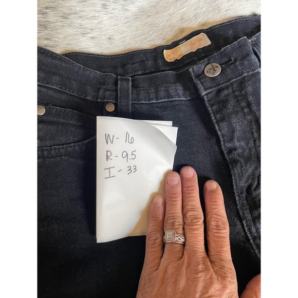 20‎ X by Wrangler Jeans Women's Black Denim Bootcut Jeans  Western Cowgirl 9 10 - Picture 5 of 5